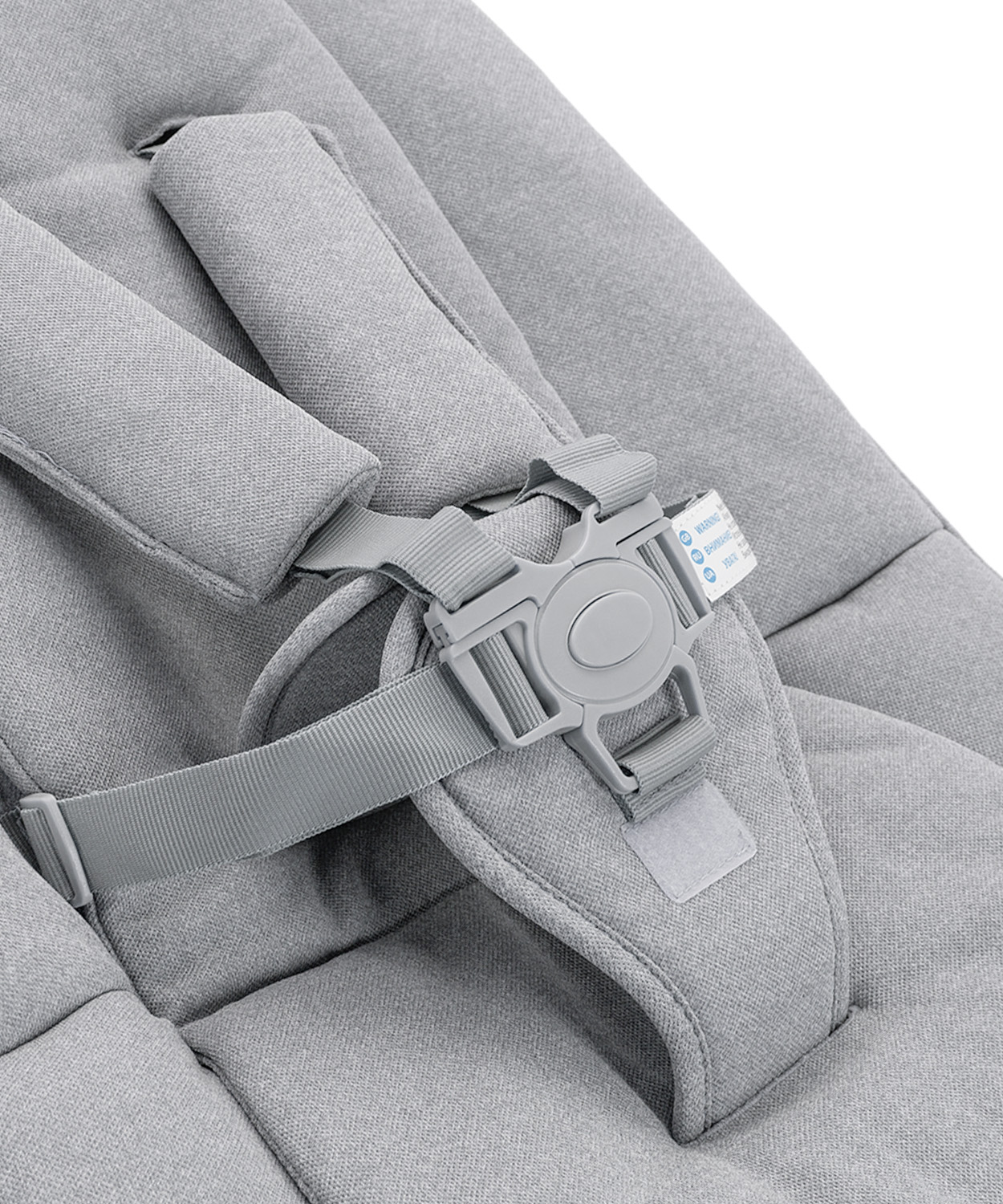 Шезлонг, стульчик  Ergo 2025 Пятиточечные ремни, мягкая накладка и надежный замок.